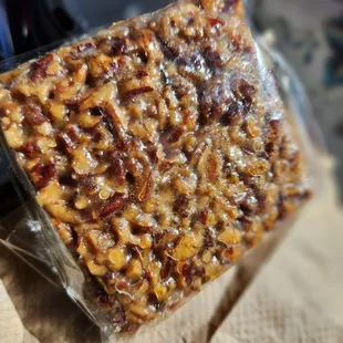 Honey pecan bar