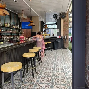 Outside bar area