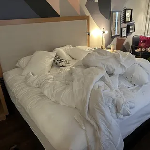 Unclean restroom after housekeeping supposedly cleaned