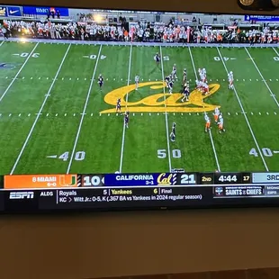 Chris lets me watch the Cal games!