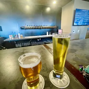 West coast ipa and Lager