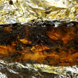 Before cooking the full rack.