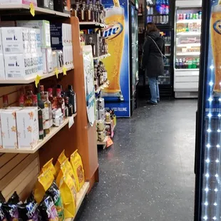 the inside of a grocery store