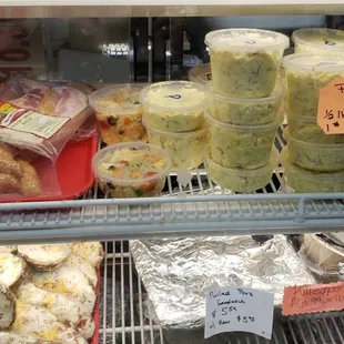 Some take and bake items.