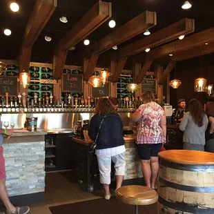 Great tasting bar in the front.