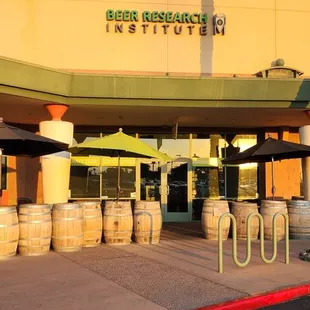 the outside of the building