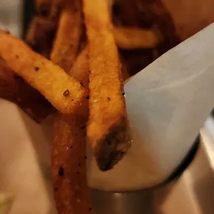 a basket of french fries