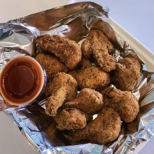 The chicken less bites are a hit.