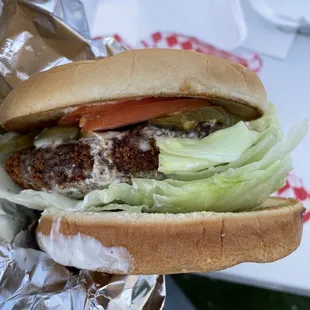 Ranch chicken sandwich