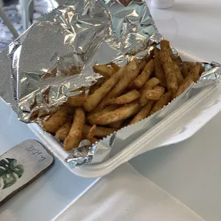 Garlic and herb fries