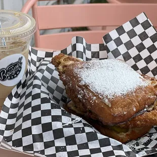 Beignet Chicken Sandwich- messy and fried to perfection