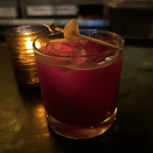 Animal Mother (Tequila, beet, lemon, ginger, habanero)