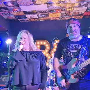 Live Band was DV8 who played the best music of the 80's and 90's heavy rock / hair band music you can imagine.  They had me at Dokken.