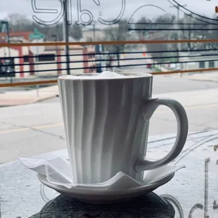 a cup of coffee