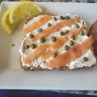 Lox and toast
