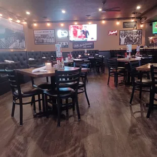 Spacious dining room