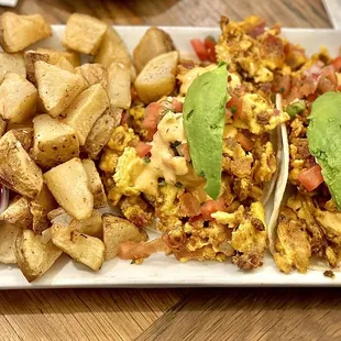 Soyrizo Breakfast Tacos