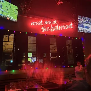 Inside signage
