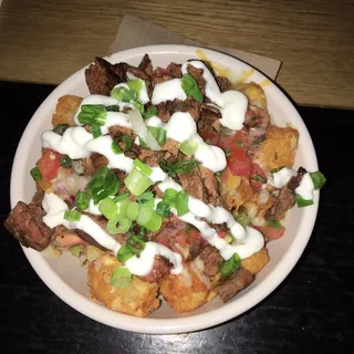 Carne Asada Tots