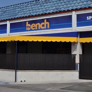 the front of the restaurant