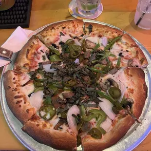 Pizza customized to my likings