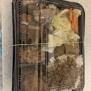 Takeout bento