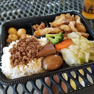 Fried Fish Bento