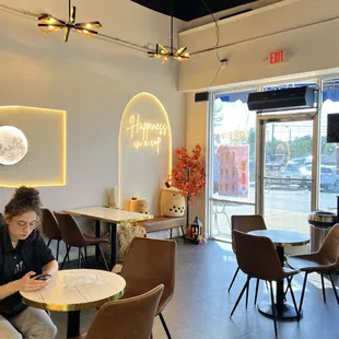 Inside of the teahouse