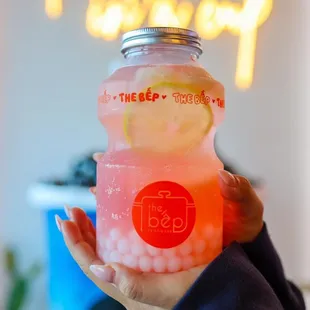 Soda based fruit tea