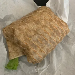 A square/ciabatta shaped wrap