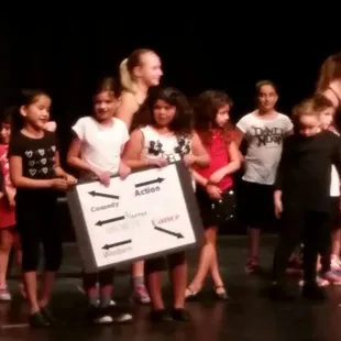 Kids perform in The Berman.