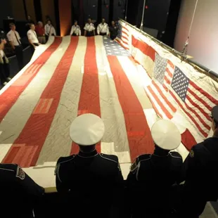 911 Flag as it traveled around the US had a stop at The Berman in 2011.