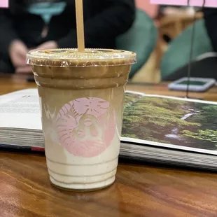 Cinnamon French Toast Latte with regular cream