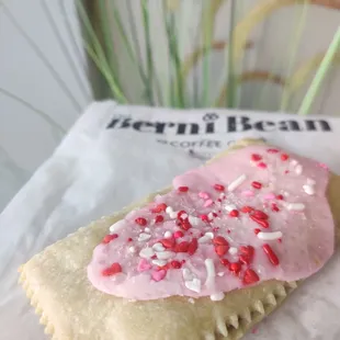 Vegan strawberry guava poptart made in house - this was so so good!