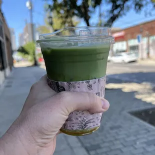 Oat matcha