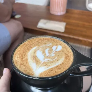 Cinnamon (or French toast maybe?) latte! Delicious.