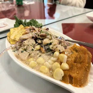 Ceviche de Pescado Plate
