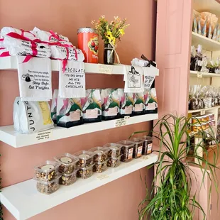 Local products and merchandise.