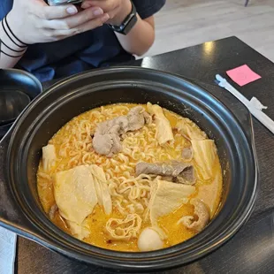 Mild soup.  Spicy hot.