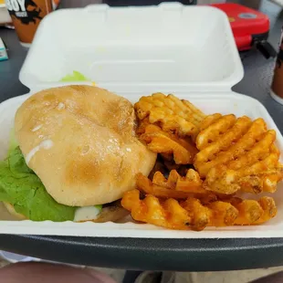 Chicken bacon ranch sandwich