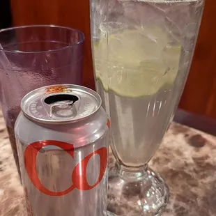 Lemonade Soda and Diet Coke