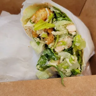 Chicken Ceasar wrap