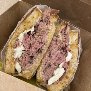 Pastrami Melt Sandwich