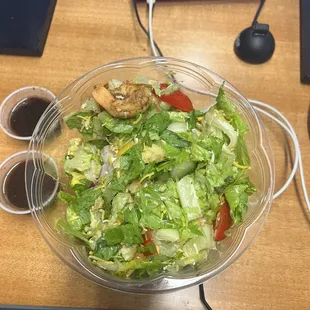 Mango Garlic Shrimp Salad