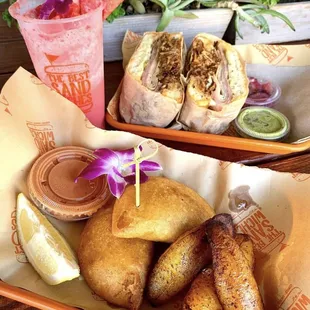 Empanadas and Cubana