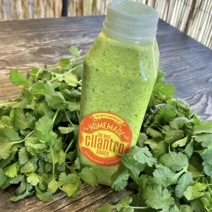 Our delicious cilantro sauce!!