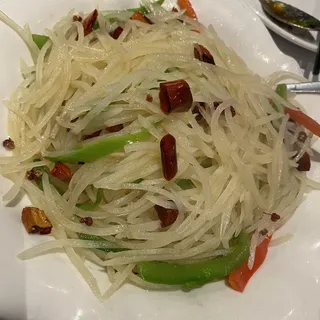 5. Shredded Potato W. Spicy Green Pepper
