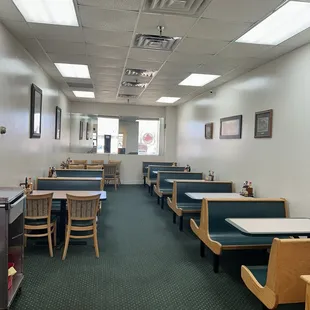 The back seating area.