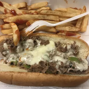 Cheesesteak $5 aka cheapsteak (messed my tummy up real bad)