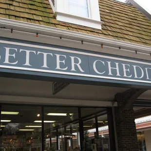 the front of the building